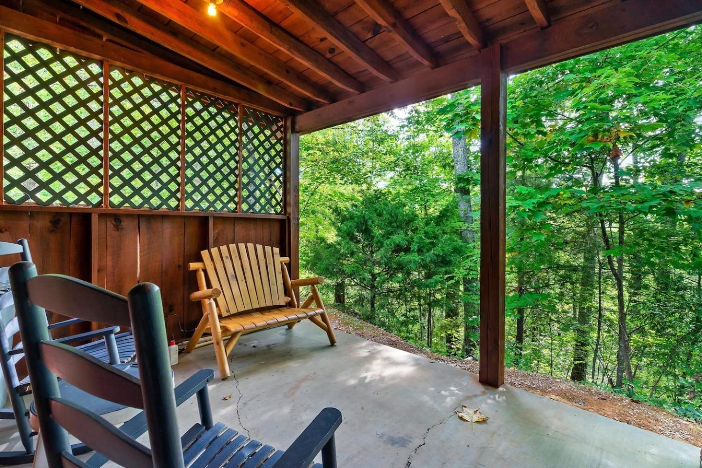 Romantic Mtn Cabin Hot Tub & Jacuzzi Views Sevierville Luaran gambar